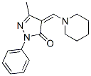 CAS#: 5496-04-8， 3-Methyl-1-Phenyl-4-(Piperidinomethylene)-2-Pyrazolin-5-One