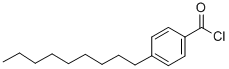 structure of CAS# 54963-70-1, 4-n-Nonylbenzoyl Chloride;4-N-Nonylbenzoylchloride,98%;4-N-NONYLBENZOYL CHLORIDE;P-NONYLBENZOYL CHLORIDE