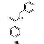 structure of CAS# 54977-92-3, 4-Amino-N-Benzylbenzamide;(4-aminophenyl)-N-benzylcarboxamide;4-amino-N-benzylbenzamide;4-Amino-N-benzyl-benzamide