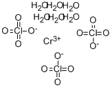 structure of CAS# 55147-94-9, Chromium Perchlorate, Hydrate;Chromium(III)Perchloratehexahydrate,99.995%(Metalsbasis);Chromiumperchloratehexahydratereagentgreenblackxtl;Chromium(III)Perchloratehexahydrate,Reagent
