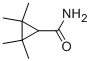 structure of CAS# 55265-53-7, 2,2,3,3-Tetramethylcyclopropanecarboxamide;2,2,3,3-Tetramethyl-1-Cyclopropanecarboxamide;2,2,3,3-Tetramethylcyclopropanecarboxamide