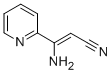 structure of CAS# 55330-52-4, 3-Amino-3-(2-Pyridinyl)Acrylonitrile;(Z)-3-AMINO-3-(2-PYRIDINYL)-2-PROPENENITRILE;3-Amino-3-(2-Pyridinyl)-2-Propenenitrile;3-AMINO-3-(2-PYRIDINYL)ACRYLONITRILE