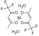 structure of CAS# 55534-89-9, Nickel 1,1,1-Trifluoro-2,4-Pentanedionate;TRIFLUOROACETYLACETONATO NICKEL(II) DIHYDRATE;NICKEL(II) TRIFLUOROACETYLACETONATE DIHYDRATE;NICKEL II TRIFLUOROPENTANEDIONATE, DIHYDRATE