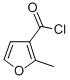 structure of CAS# 5555-00-0, 2-Methylfuran-3-Carbonyl Chloride;2-METHYLFURAN-3-CARBONYL CHLORIDE;2-Methyl-3-Furoyl Chloride