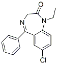 CAS 登录号：5571-65-3， N-乙基去甲西泮