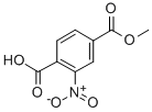 结构式 CAS# 55737-66-1, 2-硝基-4-甲氧羰基苯甲酸