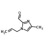 CAS 登录号：558446-73-4， 1-烯丙基-4-甲基-1H-咪唑-2-甲醛