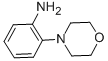structure of CAS# 5585-33-1, 2-Morpholinoaniline;2-Morpholinoaniline;(2-Morpholinophenyl)Amine;Smr000147724