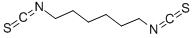 structure of CAS# 5586-70-9, 1,6-Hexane Diisothiocyanate;1,6-Hexanediisothiocyanate;Brn 1765297;Hexamethylene Diisothiocyanate