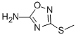 结构式 CAS# 55864-39-6, 3-(甲硫基)-1,2,4-恶二唑-5-胺