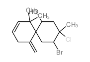 CAS#: 55890-19-2， (6S,8S,9S,11S)-8-Bromo-9-chloro-5,5,9-trimethyl-1-methylidenespiro[5.5]undec-3-en-11-ol