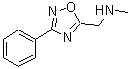 结构式 CAS# 55983-96-5, N-甲基-1-(3-苯基-1,2,4-恶二唑-5-基)甲胺