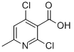 structure of CAS# 56022-07-2, 2,4-Dichloro-6-Methylnicotinic Acid;3-Pyridinecarboxylic Acid, 2,4-Dichloro-6-Methyl-;2,4-DICHLORO-6-METHYLPYRIDINE-3-CARBOXYLIC ACID;Methyl 2,4-Dichloro-6-Methylnicotinate