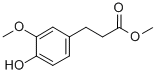 structure of CAS# 56024-44-3, Methyl 3-(4-Hydroxy-3-Methoxyphenyl)Propionate