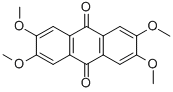 structure of CAS# 5629-55-0, 2,3,6,7-Tetramethoxyanthraquinone;2,3,6,7-TETRAMETHOXYANTHRAQUINONE
