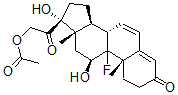 CAS#: 564-57-8， 6-Dehydrofluorocortisol Acetate