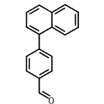 结构式 CAS# 56432-18-9, 4-(1-萘基)苯甲醛