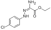 结构式 CAS# 56462-76-1, 2-氨基-2-[2-(4-氯苯基)亚肼基]-乙酸乙酯