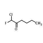 CAS 登录号：56597-22-9， 1-氯-1-氟-2-己酮