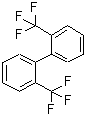 structure of CAS# 567-15-7, 2,2'-Bis(Trifluoromethyl)-1,1'-Biphenyl;2,2'-Bis(Trifluoromethyl)Biphenyl;2,2'-Bitolyl, Alpha,Alpha,Alpha,Alpha',Alpha',Alpha'-Hexafluoro-;1,1'-Biphenyl, 2,2'-Bis(Trifluoromethyl)-