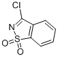 structure of CAS# 567-19-1, 3-Chlorobenzo[d]isothiazole 1,1-dioxide;Pseudosaccharin Chloride;3-Chlorobenzo(D)Isothiazole 1,1-Dioxide;Nsc 49757