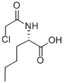 结构式 CAS# 56787-36-1, N-(氯乙酰基)-L-正亮氨酸