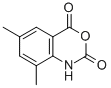 structure of CAS# 56934-87-3, 3,5-Dimethylisatoic Anhydride;6,8-DIMETHYL-1H-BENZO[D][1,3]OXAZINE-2,4-DIONE(3,5-DIMETHYLISATOIC ANHYDRIDE);6,8-Dimethyl-2H-3,1-Benzoxazine-2,4(1H)-Dione(SALTDATA: FREE);2H-3,1-Benzoxazine-2,4(1H)-Dione, 6,8-Dimethyl-