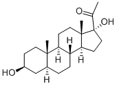CAS#: 570-54-7， 3-beta,17-alpha-Dihydroxy-5-alpha-Pregnan-20-One