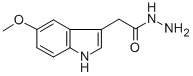 结构式 CAS# 57000-48-3, (5-甲氧基-1H-吲哚-3-基)-乙酰肼