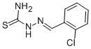 structure of CAS# 5706-78-5, 2-Chlorobenzaldehyde Thiosemicarbazone;[(2-Chlorophenyl)Methyleneamino]Thiourea;[(2-Chlorobenzylidene)Amino]Thiourea;Brn 1959247
