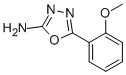 结构式 CAS# 5711-59-1, 5-(2-甲氧基苯基)-1,3,4-恶二唑-2-胺