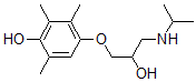 structure of CAS# 57193-14-3, Deacetyltrimepranol;4-[2-Hydroxy-3-(Isopropylamino)Propoxy]-2,3,6-Trimethyl-Phenol;4-[2-Hydroxy-3-(Isopropylamino)Propoxy]-2,3,6-Trimethylphenol;4-[2-Hydroxy-3-(Propan-2-Ylamino)Propoxy]-2,3,6-Trimethyl-Phenol
