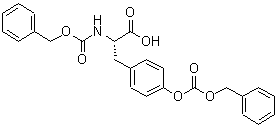 CAS#: 57228-29-2， (2S)-2-Benzyloxycarbonylamino-3-(4-Benzyloxycarbonyloxyphenyl)Propanoic Acid