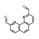 structure of CAS# 57709-62-3, 1,10-Phenanthroline-2,9-Dicarbaldehyde;[1,10]phenanthroline-2,9-dicarbaldehyde;pyridino[3,2-h]quinoline-2,9-dicarbaldehyde;AG-205/07668011