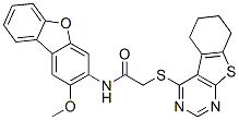 CAS#: 577761-52-5， N-(2-Methoxy-3-Dibenzofuranyl)-2-[(5,6,7,8-Tetrahydro[1]Benzothieno[2,3-d]Pyrimidin-4-Yl)Thio]-Acetamide