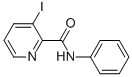 结构式 CAS# 57841-90-4, 3-碘-N-苯基-2-吡啶甲酰胺