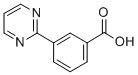 structure of CAS# 579476-26-9, 3-(Pyrimidin-2-Yl)Benzoic Acid;3-Pyrimidin-2-Yl-Benzoicacid95%;3-(PYRIMIDIN-2-YL)BENZOIC ACID;2-(3-Carboxyphenyl)Pyrimidine