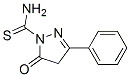 structure of CAS# 58197-04-9, 4,5-Dihydro-5-Oxo-3-Phenyl-1H-Pyrazole-1-Carbothioamide;5-Keto-3-Phenyl-4H-Pyrazole-1-Carbothioamide;1H-Pyrazole-1-Carbothioamide, 4,5-Dihydro-5-Oxo-3-Phenyl-;Nsc119927