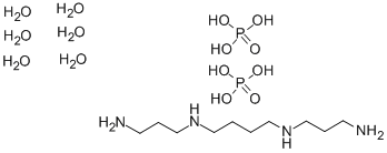 structure of CAS# 58298-97-8, Spermine Phosphate Hexahydrate