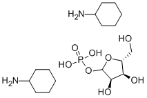 结构式 CAS# 58459-37-3, D-核糖 1-磷酸酯二环己基铵盐