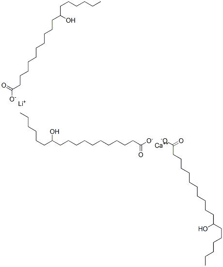 CAS#: 58478-76-5， 12-Hydroxyoctadecanoic Acid, Calcium Lithium Salt