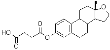 structure of CAS# 58534-72-8, 4-Oxo-4-{[17-Oxoestra-1,3,5(10)-Trien-3-Yl]Oxy}Butanoic Acid;3-[((1S,11S,15S,10R)-15-methyl-14-oxotetracyclo[8.7.0.0<2,7>.0<11,15>]heptadeca-2<wbr>,4,6-trie<wbr>n-5-yl)ox<wbr>ycarbonyl<wbr>]propanoi<wbr>c acid;Estrone 3-hemisuccinate;ESTRONE3-HEMISUCCINATE