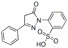 结构式 CAS# 5855-68-5, 2-(4,5-二氢-5-氧代-3-苯基-1H-吡唑-1-基)苯磺酸