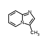 structure of CAS# 5857-45-4, 3-Methylimidazo[1,2-a]Pyridine;3-Methylimidazo[1,2-a]pyridine;MFCD09834779