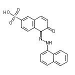 CAS#: 5864-86-8， (5Z)-5-(1-Naphthylhydrazono)-6-Oxo-5,6-Dihydro-2-Naphthalenesulfonic Acid