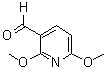 structure of CAS# 58819-72-0, 2,6-Dimethoxypyridine-3-Carboxaldehyde;2,6-Dimethoxypyridine-3-Carboxaldehyde, 2,6-Dimethoxy-3-Formylpyridine;3-Pyridinecarboxaldehyde, 2,6-Dimethoxy-;2 6-DIMETHOXYPYRIDINE-3-CARBOXALDEHYDE&