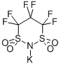 structure of CAS# 588668-97-7, 1,1,2,2,3,3-Hexafluoropropane-1,3-Disulfonimide Potassium Salt;4,4,5,5,6,6-Hexafluoroperhydro-1,3,2-Dithiazine 1,1,3,3-Tetraoxide Potassium Salt 1,1,2,2,3,3-Hexafluoropropane-1,3-Disulfonimide Potassium Salt;4,4,5,5,6,6-HEXAFLUOROPERHYDRO-1,3,2-DITHIAZINE 1,1,3,3-TETRAOXIDE POTASSIUM SALT;1,1,2,2,3,3-HEXAFLUOROPROPANE-1,3-DISULFONIMIDE POTASSIUM SALT