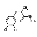 结构式 CAS# 588673-62-5, 2-(3,4-二氯苯氧基)丙酰肼
