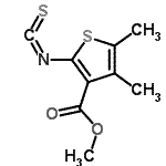 structure of CAS# 588676-61-3, Methyl 2-Isothiocyanato-4,5-Dimethyl-3-Thiophenecarboxylate;methyl 2-isothiocyanato-4,5-dimethylthiophene-3-carboxylate;MFCD03943783;ZINC02522235