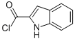 structure of CAS# 58881-45-1, 1H-Indole-2-Carbonyl Chloride;1H-INDOLE-2-CARBONYL CHLORIDE